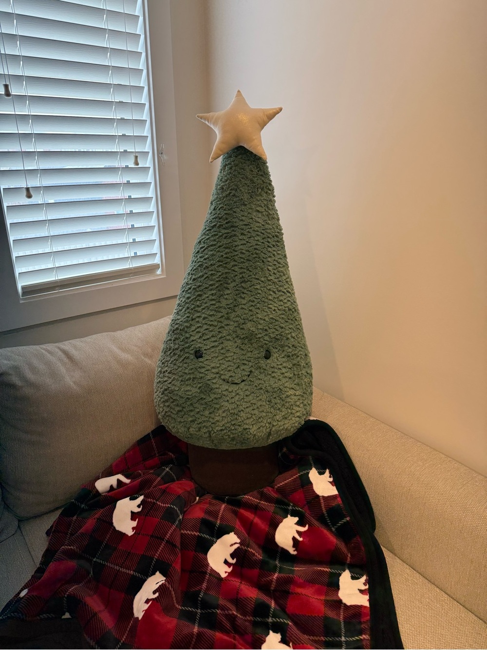 36” Jellycat LARGE Amuseables Blue Spruce Christmas Tree 36" and up RETIRED